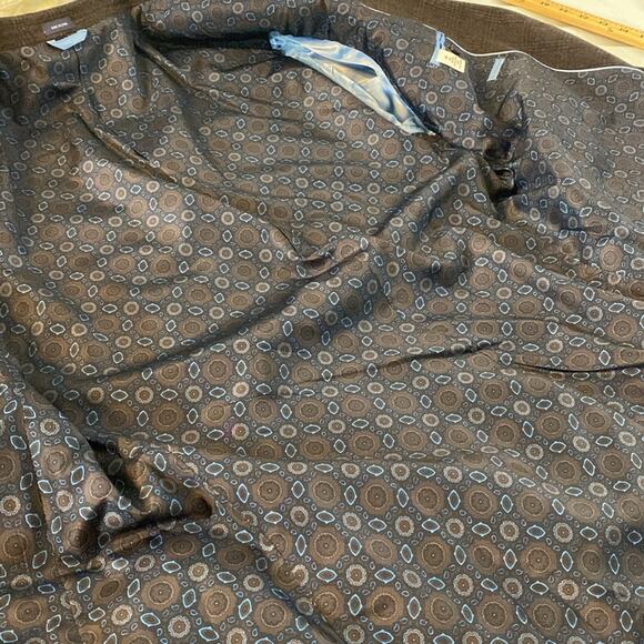 NWT Made by Cam Newton Brown Plaid Wool Blend Sport Coat Size 44R - Picture 5 of 8